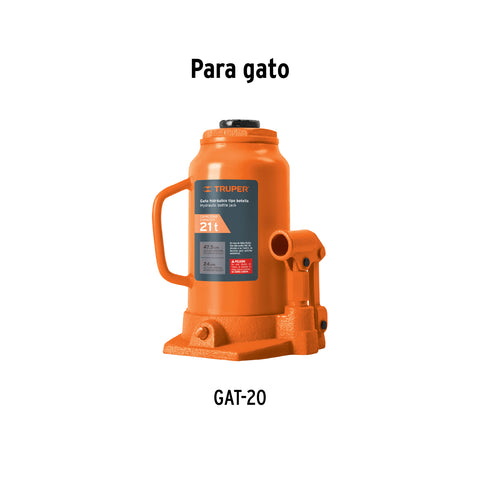 Caja de empaque de repuesto para GAT-20, Truper | CJ-GAT-20 | 102669
