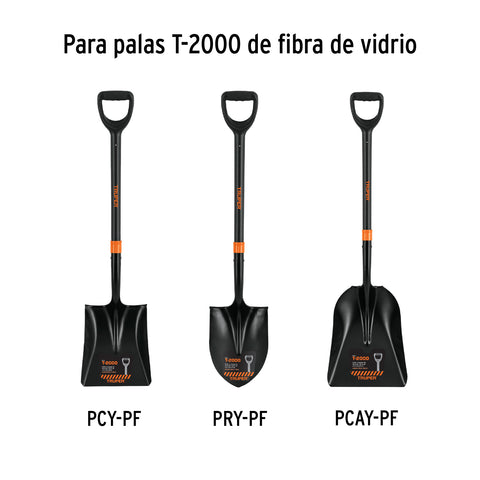 Mango de reposición para pala T-2000, fibra de vidrio, 26' | MG-PY-PF | 102700