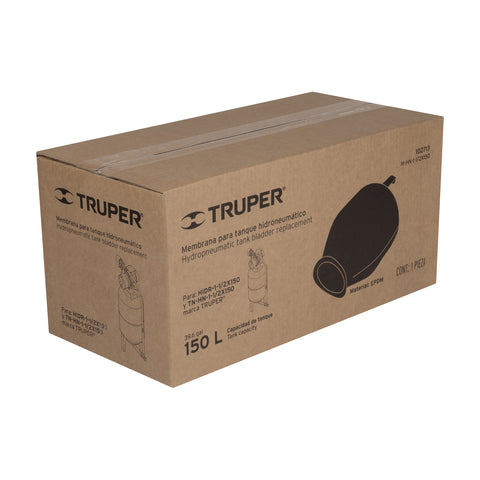 Membrana para hidroneumatico HIDR-1-1/2X150, TRUPER | M-HN-1-1/2X150 | 102713