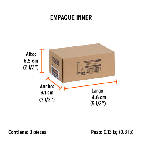 Broca para router, redondeado, 5/8' con balero, Truper | BROU-RD5/8X | 102726