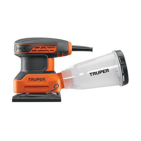 Lijadora orbital 1/4 hoja, 240W, TRUPER PRO | LIOR-1/4A3 | 102746