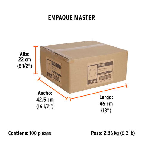 Bolsa con 5 filtros de tela para aspiradora MAX-20A | FILT-MAX-20A | 102758