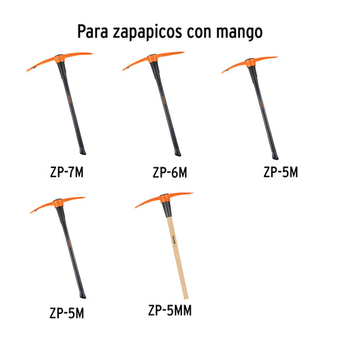 Mango de madera 36' para zapapicos y talachos de 4 a 7 lb | MG-ZP-5M | 102792