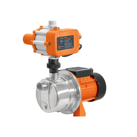 Bomba presurizadora jet acero 1/2 HP con control, Truper | PRE-1/2I | 102858