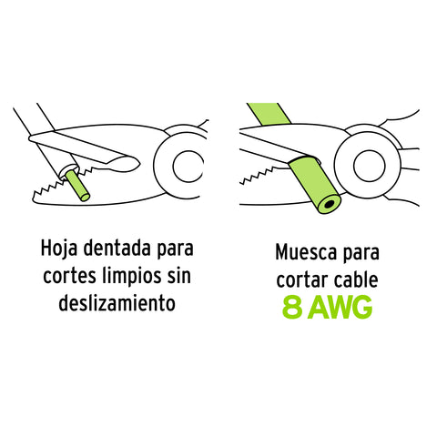 Tijera 6' de acero inoxidable para electricista, EXPERT | TIEL-6 | 102864