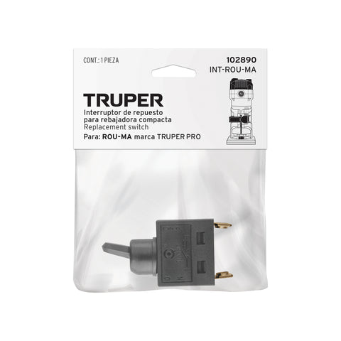 Interruptor de repuesto para ROU-MA, Truper | INT-ROU-MA | 102890