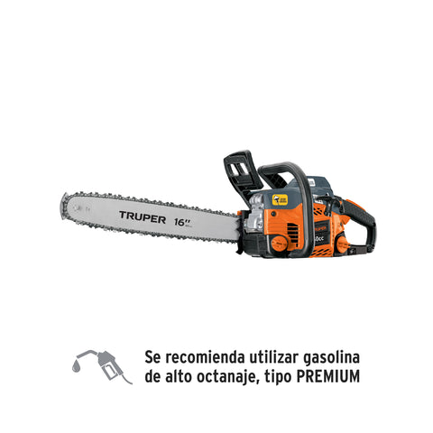 Motosierra 50 cc a gasolina con barra de 16', Truper | MOT-5016 | 102899