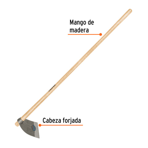 Azadón Lane No. 3 de 2.1 lb, mango madera de 54', TRUPER | AL-3MM | 102918