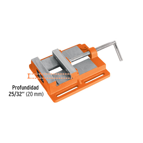 Prensa morsa plana, apertura 6' (150 mm), Truper | PMP-60 | 102936