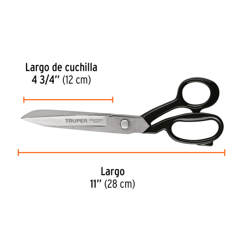 Tijera 11' industrial para sastre, TRUPER | TI-11 | 102945