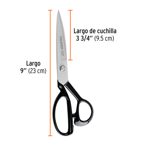 Tijera 9' para sastre, TRUPER | TS-9 | 102954