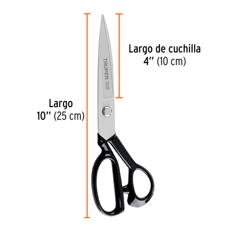 Tijera 10' para sastre, TRUPER | TS-10 | 102955