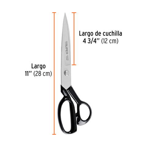Tijera 11' para sastre, TRUPER | TS-11 | 102956