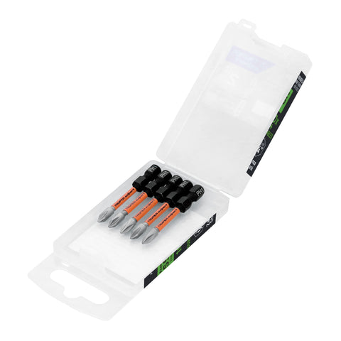 Estuche con 5 puntas de cruz PH1 de impacto largo 2' | PUDE-1201I | 103023