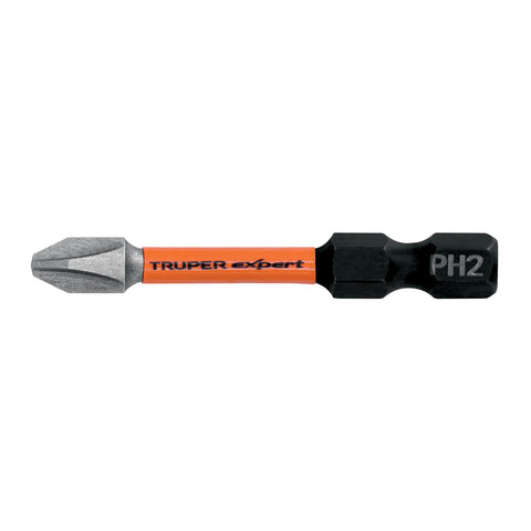 Estuche con 15 puntas de cruz PH2 de impacto largo 2' | PUDE-1202-15I | 103024