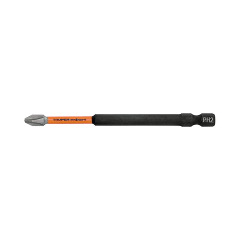Estuche con 5 puntas de cruz PH2 de impacto largo 4' | PUDE-1402I | 103026