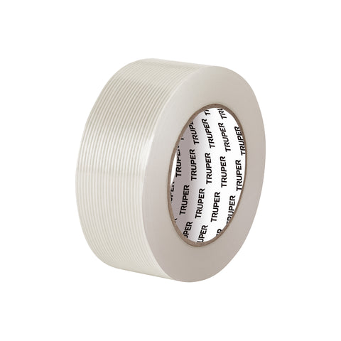 Cinta flejadora con filamentos 48mm x 50 m, transparente | CFI-48 | 103040