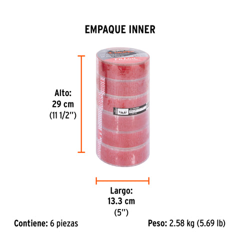 Cinta de empaque 48 mm x 150 m 'Frágil', Truper | CFR-150 | 103041