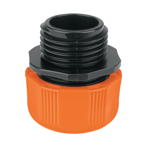 Conector 1/2' macho de ABS con tuerca de ajuste manual | CM-1/2T | 103060
