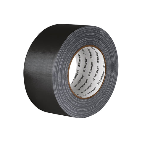 Cinta negra para ducto 30m x 48mm, espesor 0.19mm, Truper | CDU-30XN | 103062