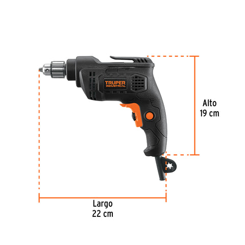 Taladro 1/4', 380W, TRUPER INDUSTRIAL | TAL-1/4N | 103067
