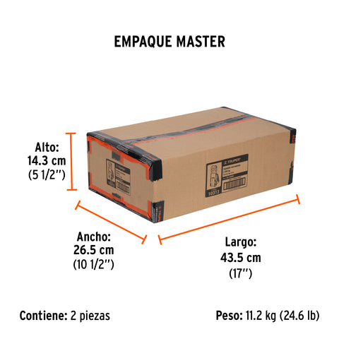 Sujetador con matraca carga máxima 6000 kg, Truper | SU-6000 | 10313