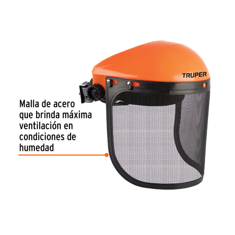 Protector facial de malla, Truper | PF-500M | 103141