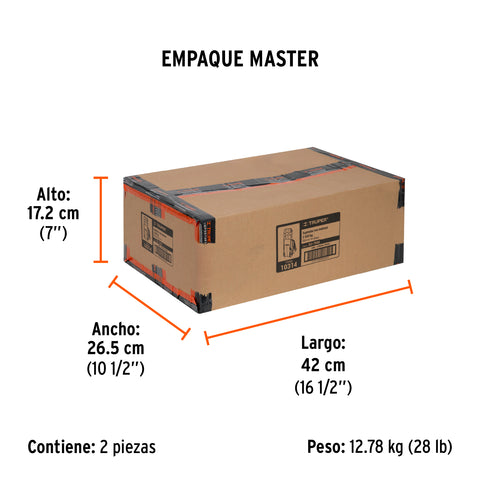 Sujetador con matraca carga máxima 7500 kg, Truper | SU-7500 | 10314