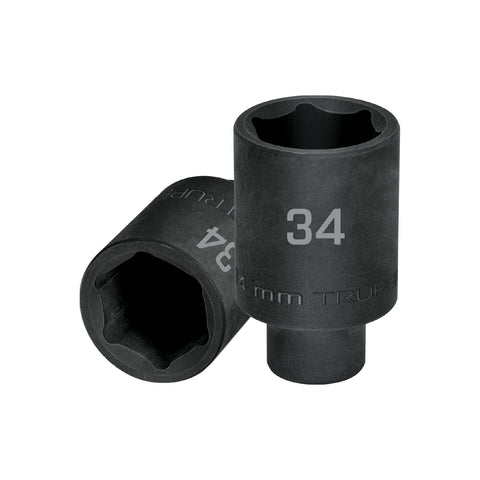 Dado largo impacto de 34 mm, 6 puntas, cuadro 1/2', Truper | D-7334-ML | 103193