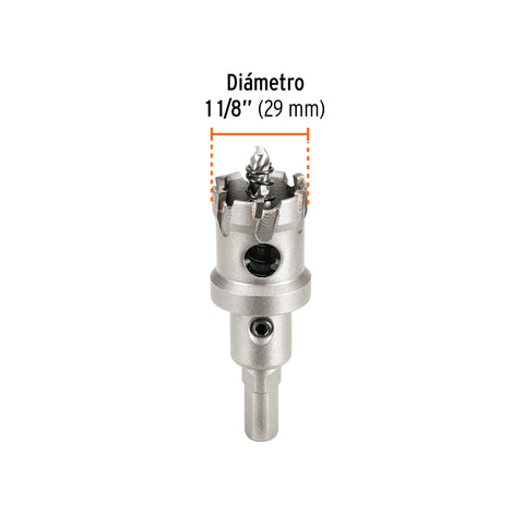 Brocasierra de carburo de tungsteno, 1-1/8', Truper | BSC-1-1/8 | 103215