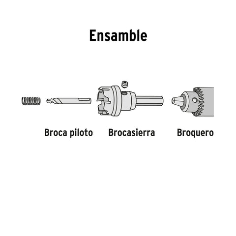 Brocasierra de carburo de tungsteno, 1-1/8', Truper | BSC-1-1/8 | 103215