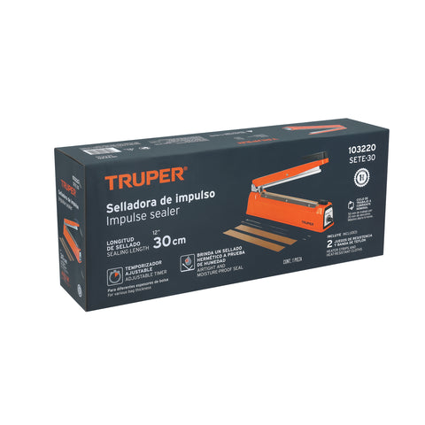 Selladora térmica 30 cm, 400 W, Truper | SETE-30 | 103220