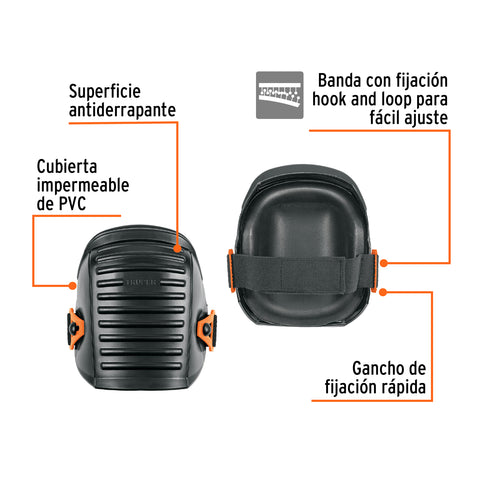 Rodilleras impermeables, para trabajos húmedos, Truper | ROD-400 | 103232