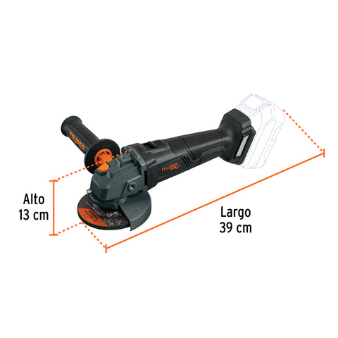 Esmeriladora 4-1/2', 20V, s/accesorios, TRUPER MAX | MAX-20ES | 103233