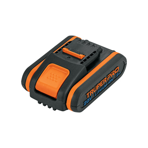 Batería ion litio, 20V, 2 Ah, TRUPER PRO | BAT-20A2 | 103240