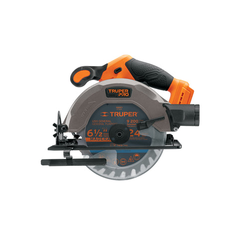 Sierra circular 6-1/2', 20V, sin accesorios, TRUPER PRO | SICI-20AS | 103257
