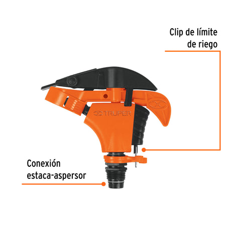 Aspersor plástico cabeza sola, TRUPER | ASP-P | 10333