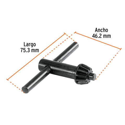 Llave para broquero de 1/4', TRUPER | LL-BRO-1/4 | 103358
