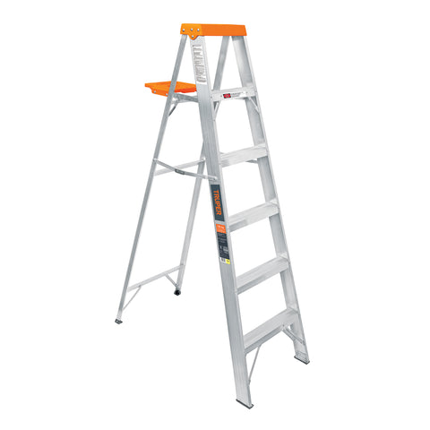 Escalera de tijera tipo ll 5 peldaños y bandeja, Truper | EST-25 | 10335
