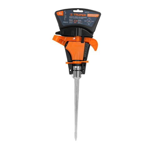 Aspersor plástico 11', una vía, estaca metálica, TRUPER | ASP-P11 | 10336