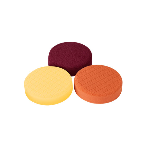 Juego de 3 esponjas p/pulir de 5' hook and loop,TRUPER | ES-PULA-5 | 103438
