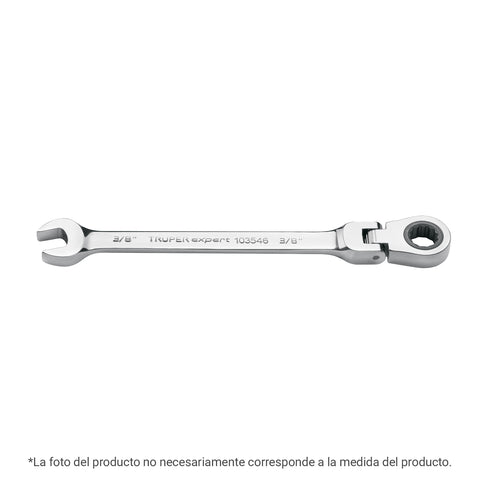 Llave combinada con matraca 13 mm flexible, Expert | LL-2013MXF | 103447