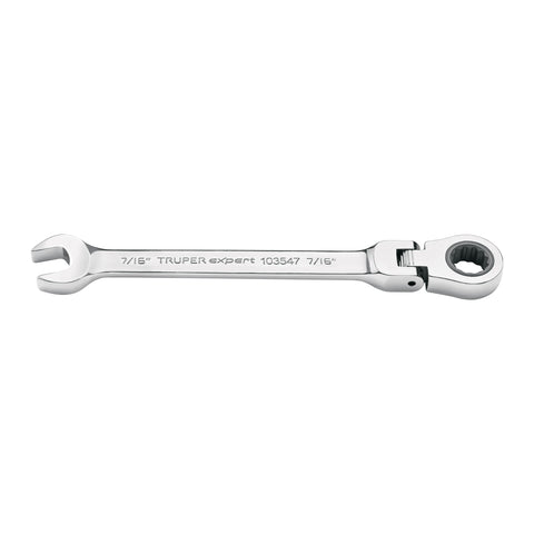 Llave combinada con matraca 7/16' flexible, Expert | LL-2014XF | 103547