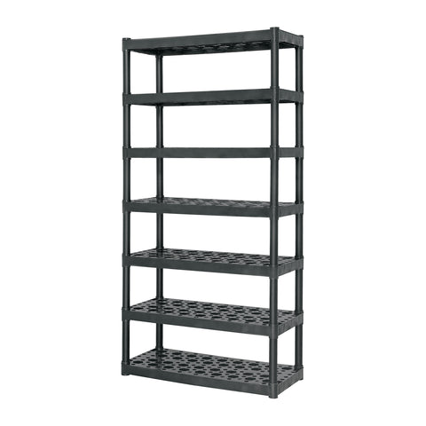 Estante plástico uso rudo 7 rep/cap. 70 Kg, 185x43x91,TRUPER | EST-7 | 103600