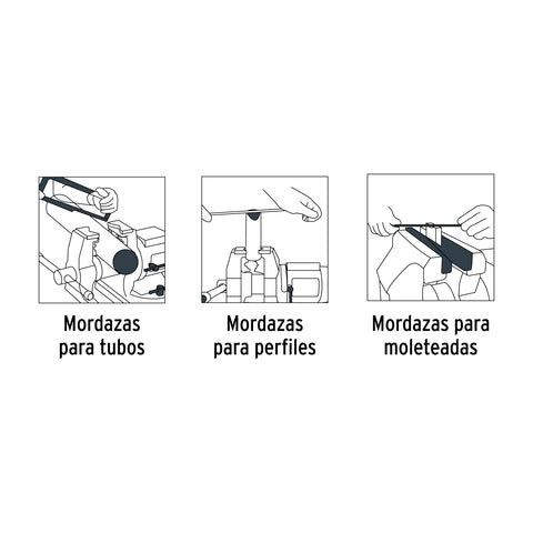 Tornillo de banco 5' multipropósito de hierro dúctil, Truper | TA-5-M | 103643