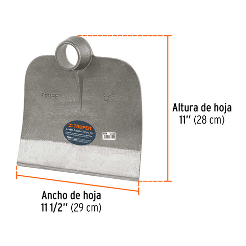 Azadón Centroamericano 3.5, lb sin mango, TRUPER | ACE-35 | 10364
