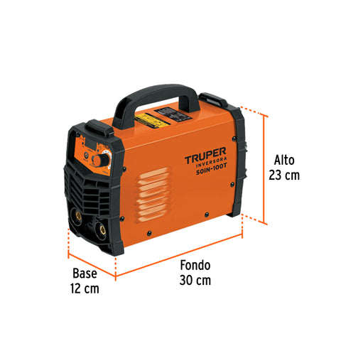 Soldadora inversora 100A, 127V, TRUPER | SOIN-100T | 103702