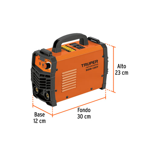 Soldadora inversora 130A, 127V, TRUPER | SOIN-130T | 103703