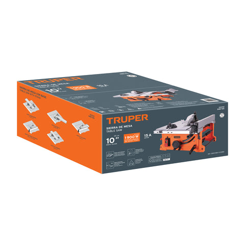 Sierra de mesa 10', 2-1/2 HP (1900 W), TRUPER | SME-10S | 103741