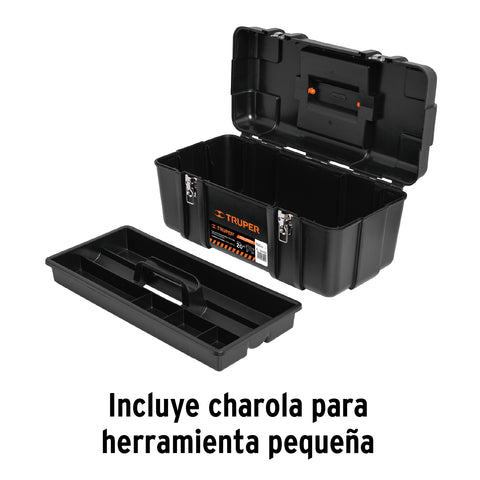 Caja para herramienta 20' industrial, broches metálicos | CHP-20X | 10380